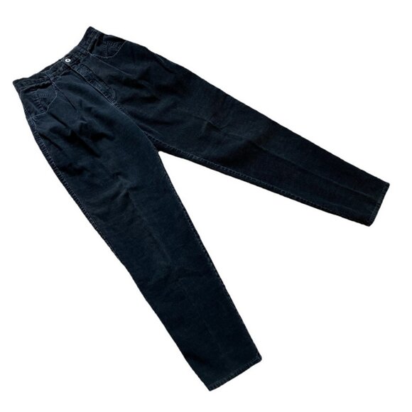 Nevada Grey Corduroy Pleated Trousers Pants High Rise Bareback Vintage Y2K - Picture 1 of 6